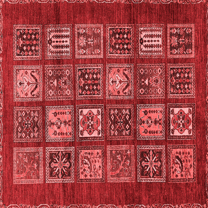 Abstract Red Modern Rug, abs613red