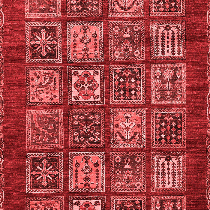 Abstract Red Modern Area Rugs