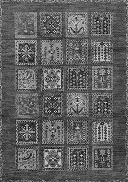 Abstract Gray Modern Rug, abs613gry