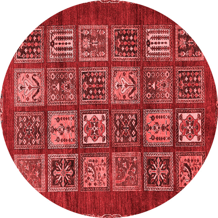 Machine Washable Abstract Red Modern Rug, wshabs613red