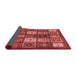 Abstract Red Modern Area Rugs