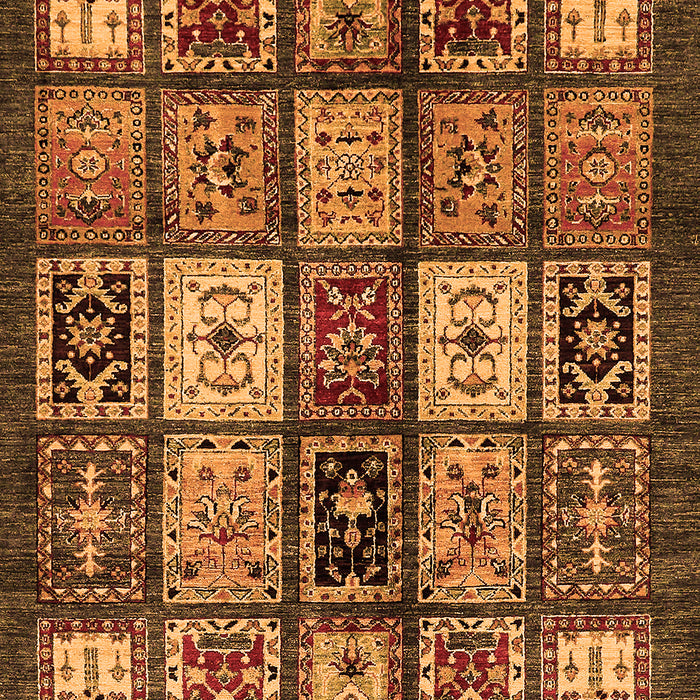 Machine Washable Abstract Orange Modern Area Rugs, wshabs614org