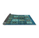 Sideview of Abstract Light Blue Modern Rug, abs614lblu