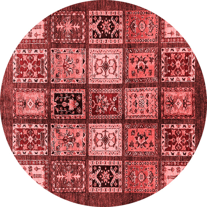 Abstract Red Modern Rug, abs614red