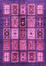 Abstract Pink Modern Rug, abs614pnk