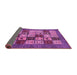 Sideview of Abstract Pink Modern Rug, abs615pnk