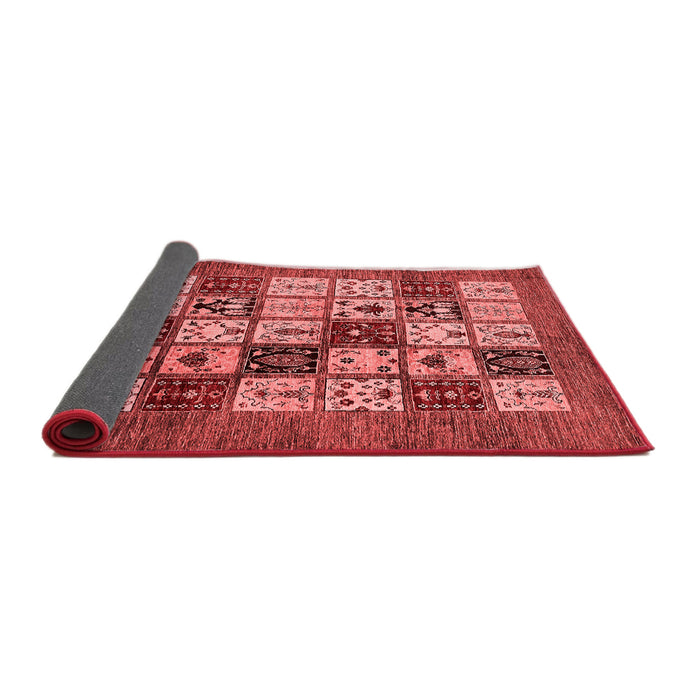 Abstract Red Modern Area Rugs