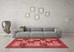 Modern Red Washable Rugs