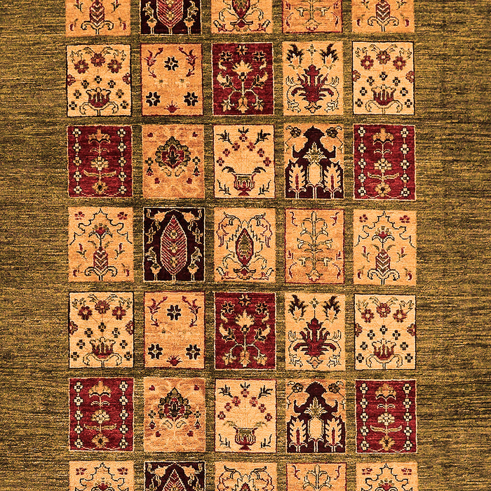 Abstract Orange Modern Rug, abs615org