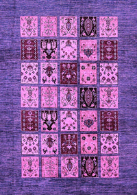 Abstract Purple Modern Rug, abs615pur