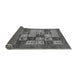 Sideview of Abstract Gray Modern Rug, abs615gry