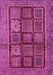 Machine Washable Abstract Pink Modern Rug, wshabs616pnk