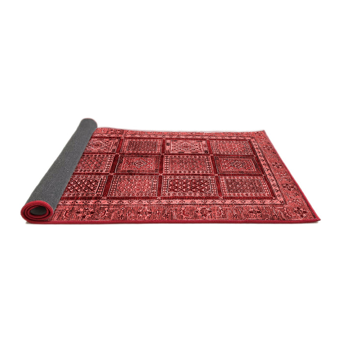 Abstract Red Modern Area Rugs