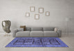 Machine Washable Abstract Blue Modern Rug in a Living Room, wshabs616blu