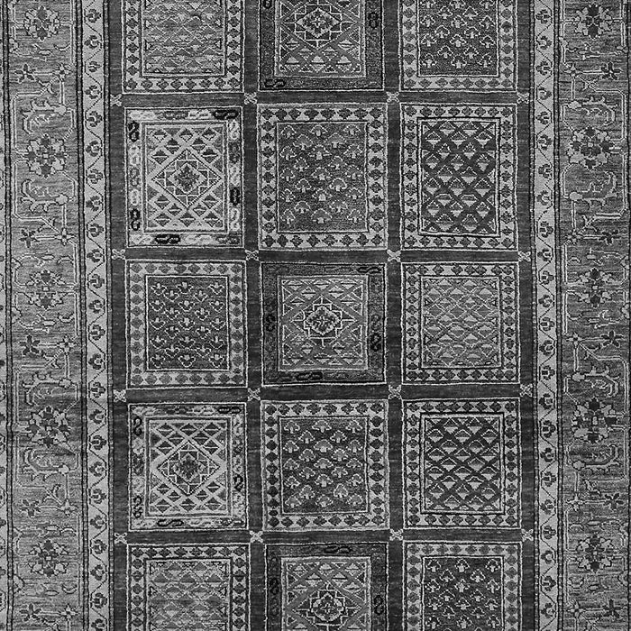 Abstract Gray Modern Rug, abs616gry