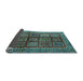 Sideview of Abstract Light Blue Modern Rug, abs616lblu