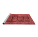 Modern Red Washable Rugs