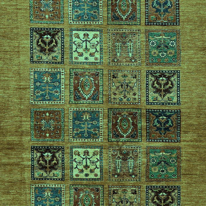 Abstract Turquoise Modern Rug, abs617turq