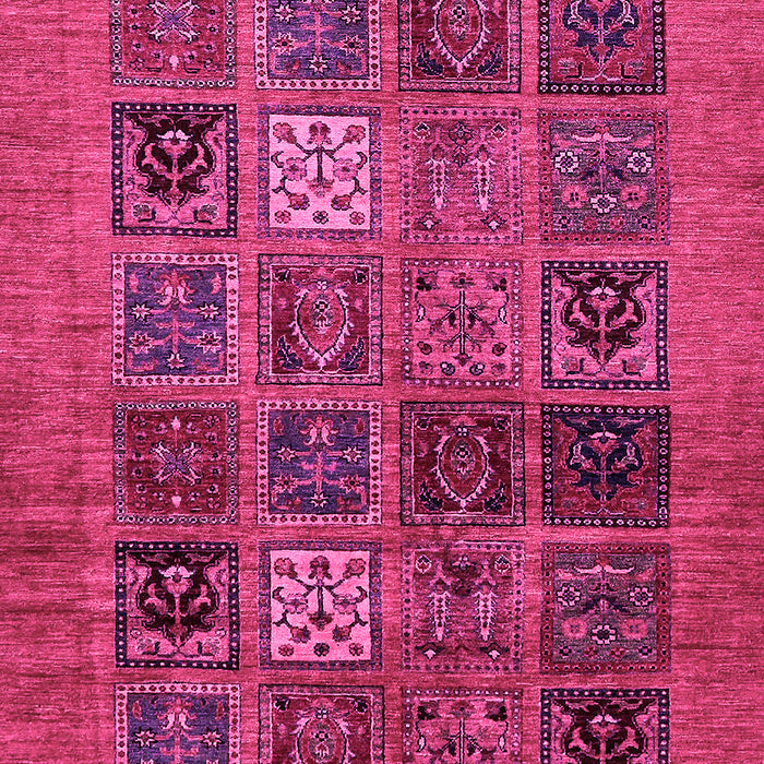 Machine Washable Abstract Pink Modern Rug, wshabs617pnk