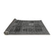 Sideview of Abstract Gray Modern Rug, abs617gry