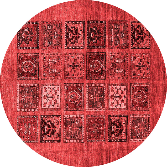 Machine Washable Abstract Red Modern Rug, wshabs617red