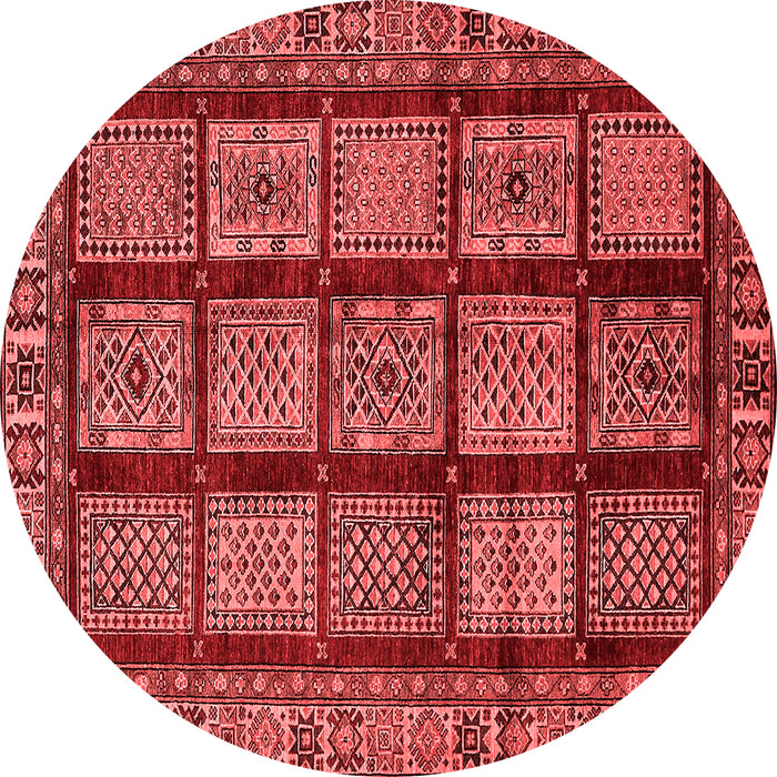Abstract Red Modern Rug, abs618red