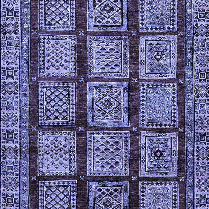Abstract Blue Modern Rug, abs618blu