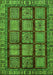 Abstract Green Modern Rug, abs618grn