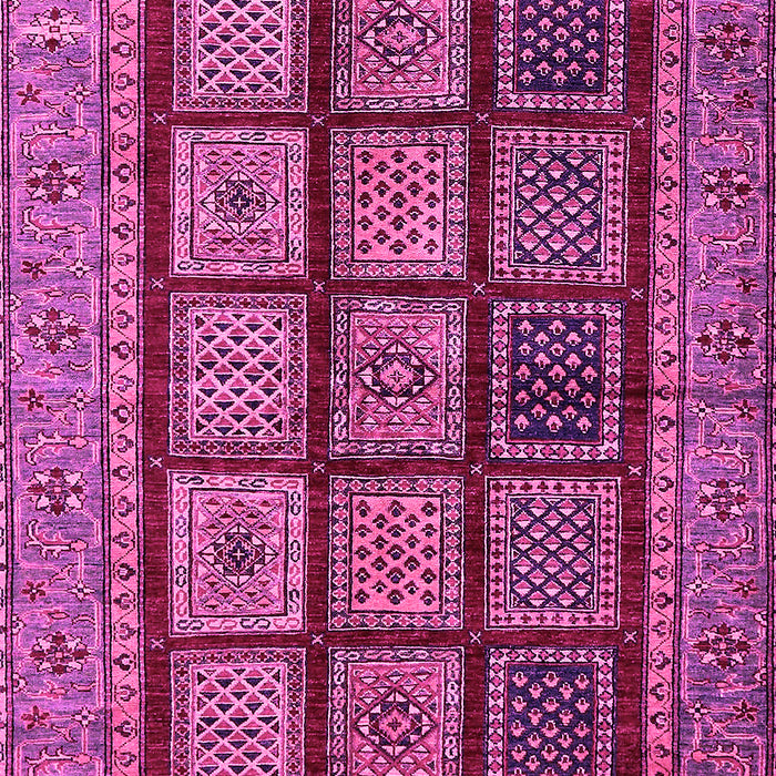 Machine Washable Abstract Pink Modern Rug, wshabs619pnk