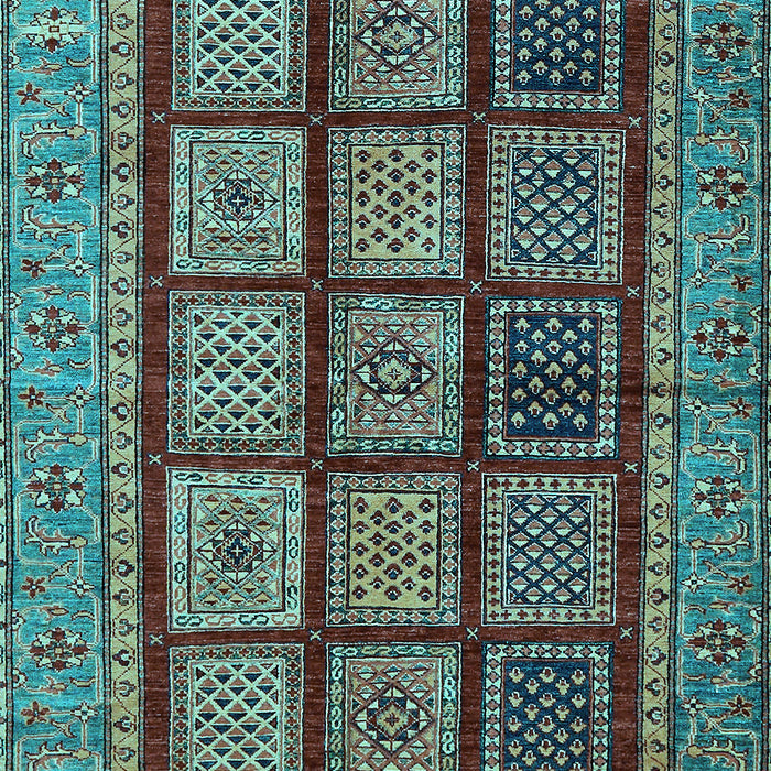 Abstract Light Blue Modern Rug, abs619lblu