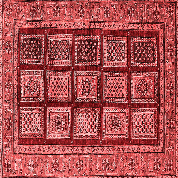 Abstract Red Modern Rug, abs619red