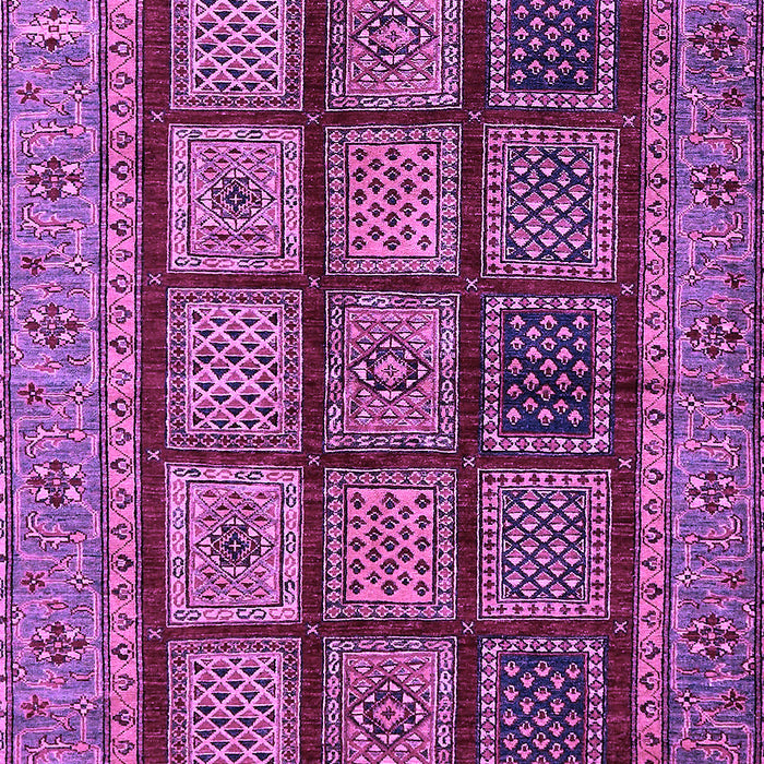 Machine Washable Abstract Purple Modern Area Rugs, wshabs619pur