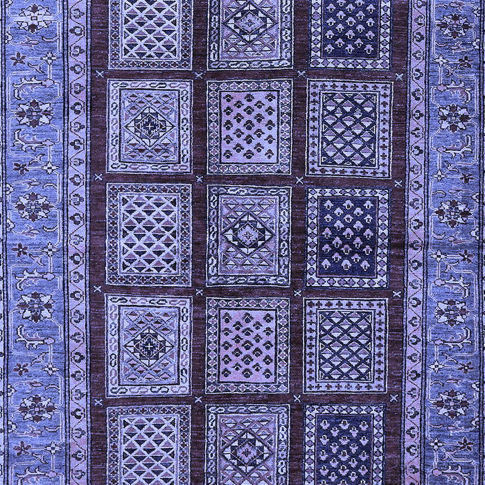 Abstract Blue Modern Rug, abs619blu