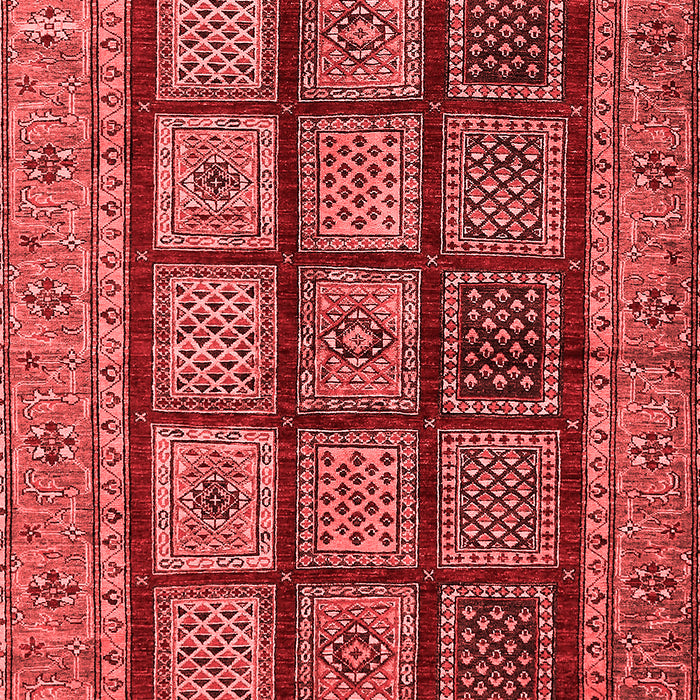 Abstract Red Modern Area Rugs