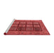 Modern Red Washable Rugs