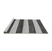 Sideview of Machine Washable Abstract Gray Modern Rug, wshabs61gry