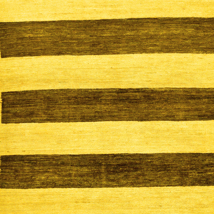 Machine Washable Abstract Yellow Modern Rug, wshabs61yw