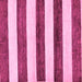 Square Machine Washable Abstract Pink Modern Rug, wshabs61pnk