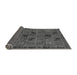 Sideview of Abstract Gray Modern Rug, abs620gry