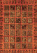 Abstract Orange Modern Rug, abs620org