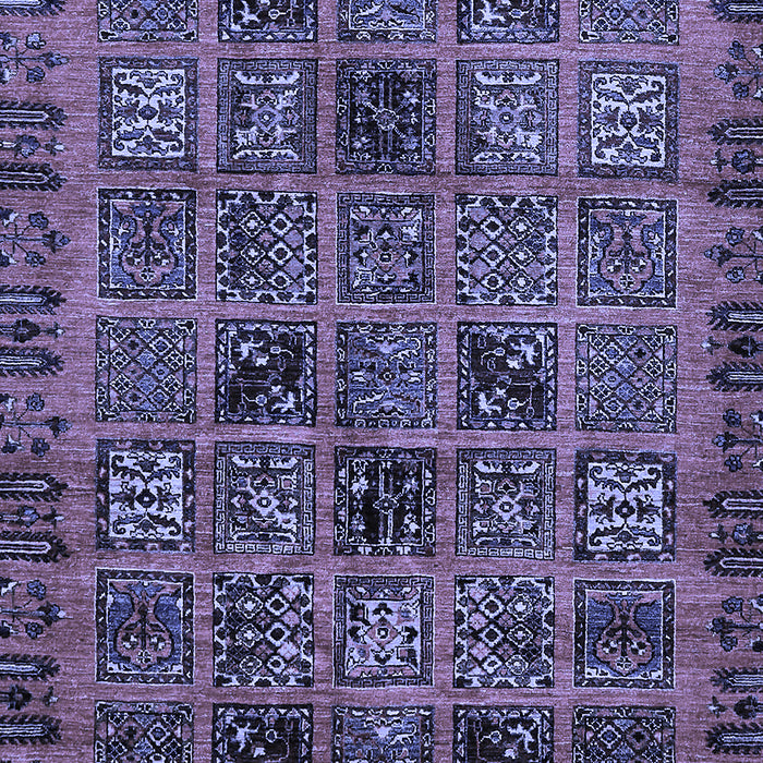 Machine Washable Abstract Blue Modern Rug, wshabs620blu