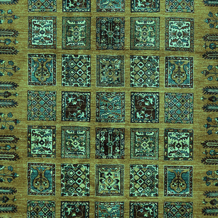 Abstract Turquoise Modern Rug, abs620turq