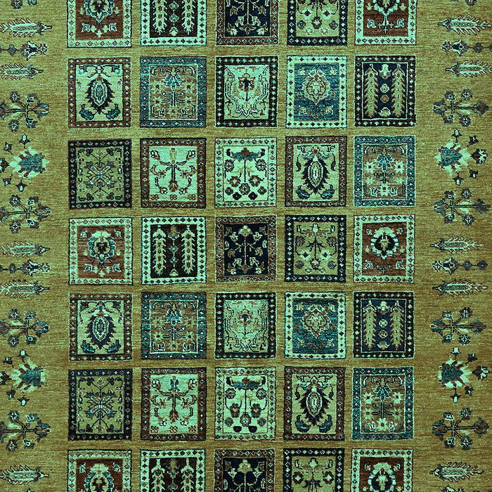 Abstract Turquoise Modern Rug, abs621turq