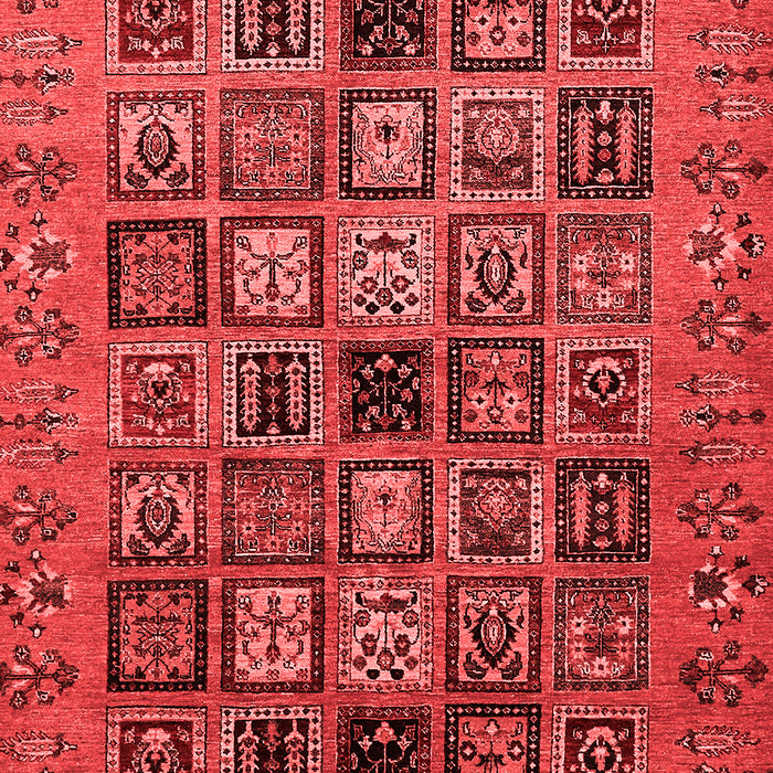 Abstract Red Modern Area Rugs