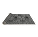 Sideview of Abstract Gray Modern Rug, abs621gry