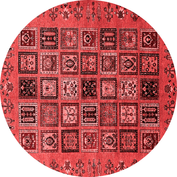 Machine Washable Abstract Red Modern Rug, wshabs621red