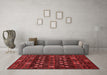 Modern Red Washable Rugs