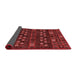 Abstract Red Modern Area Rugs