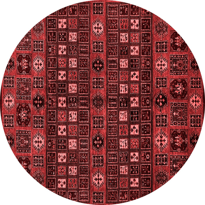 Abstract Red Modern Rug, abs622red