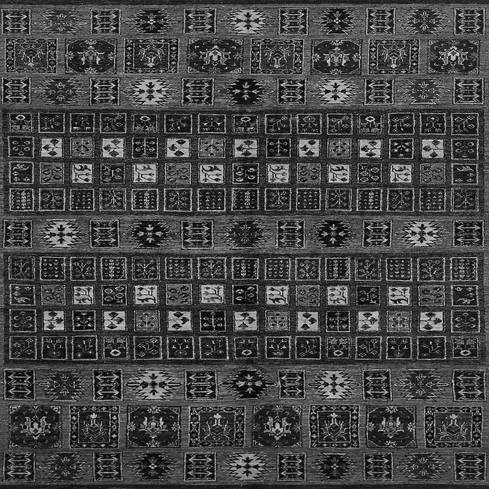 Square Machine Washable Abstract Gray Modern Rug, wshabs622gry